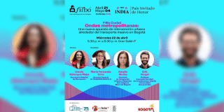 Pieza gráfica con los invitados de uno de los conversatorios