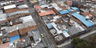 Imagen panorámica de una de las calles de Tunjuelito