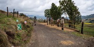 Foto de frente de obra de la UMV. 