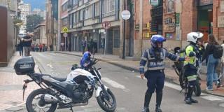 Foto de manifestaciones en Bogotá 
