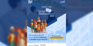 Pieza gráfica de la preinscripción de los Ciclos Deliberativos