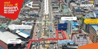 Cierre total del puente peatonal de la Av. Primero de Mayo