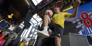 Foto del lanzamiento de laoferta turística para el Mundial de Fútbol 2026 de Bogotá.