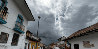 Foto de una calle de la ciudad de Bogotá