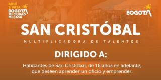 Imagen de 'Multiplicadora de Talentos' en Bogotá con cursos gratis de peluquería, gastronomía, belleza y más.