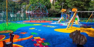 Foto del parque el Nogal de Bogotá.