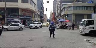 Foto de manifestaciones en Bogotá 