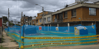 Foto de una obra en la localidad de Antonio Nariño