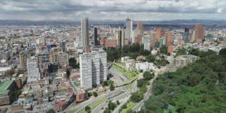 Foto panorámica de Bogotá