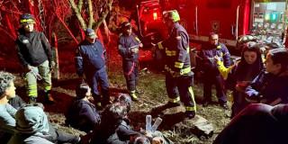 Bomberos de Bogotá rescataron a siete jóvenes