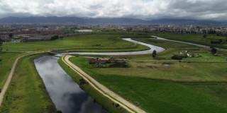 Foto panorámica del río Bogotá