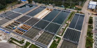 Foto que muestra la Planta de Tratamiento de Agua Potable Tibitoc