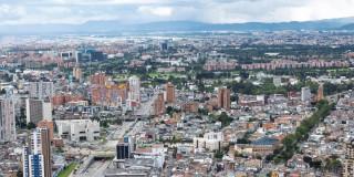 Foto panorámica de Bogotá