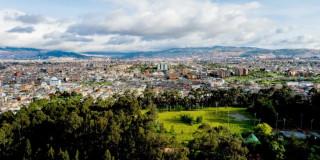 Foto panorámica de Bogotá 