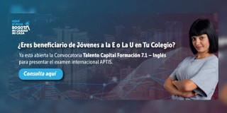 Imagen gráfica relacionada con la convocatoria Talento Capital Formación 7.1.