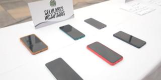Celulares incautados
