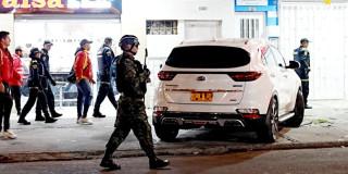 Autoridades durante operativos del Día de la Madre en Bogotá.