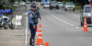 Foto de un agente de tránsito