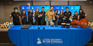 Imagen de estudiantes vinculados al Programa de Formación Musical de la Filarmónica de Bogotá.