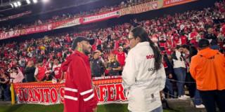 Gestoras y gestores distritales en el estadio El Campín