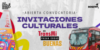 Imagen del cartel promocional con información de las invitaciones culturales.