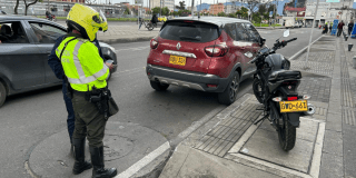 Foto de funcionarios del Distrito en operativo de seguridad