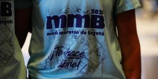 camiseta oficial de la Media Maratón de Bogotá 2026
