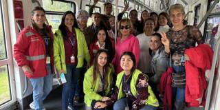 Foto de una actividad del Metro.
