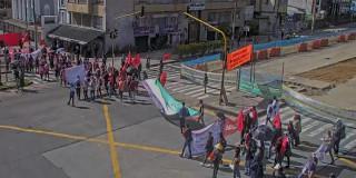 Foto de manifestaciones en Bogotá 