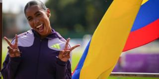 Natalia Linares atleta del Equipo Bogotá.
