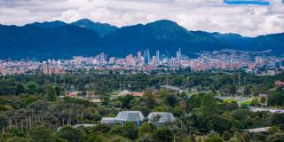 Foto panorámica de Bogotá