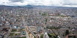 Foto panorámica de Bogotá.