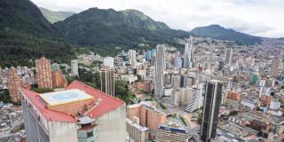 Foto panorámica de Bogotá