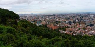 Foto panorámica de Bogotá