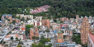 Foto panorámica de Bogotá
