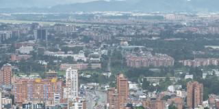 Foto panorámica de Bogotá