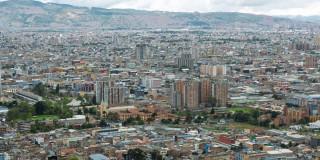 Foto panorámica de Bogotá