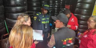 Autoridades surante ofensiva contra 'pinchallantas'
