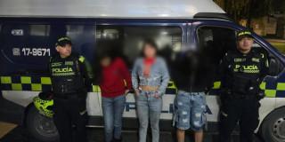 Foto de mujeres capturadas