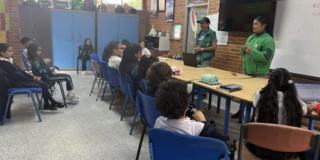 estudiantes en Usaquén se forman como vigías del territorio