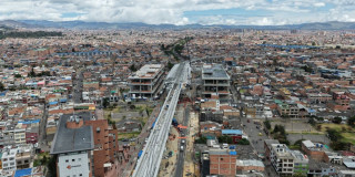 Foto de un frente de obra del Metro 