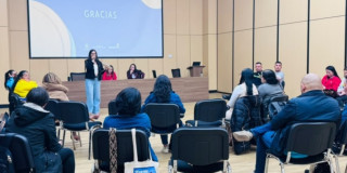 Foto del Consejo Local de Seguridad para las Mujeres en Usme, al sur de Bogotá.