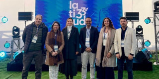 Foto de la participación de Bogotá en Latitud 33° el Encuentro Metropolitano de Turismo en Chile.