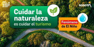 Foto de prevención del fenómeno de El Niño en Bogotá.