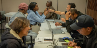 Foto de un taller para negocios y empresas en Bogotá.