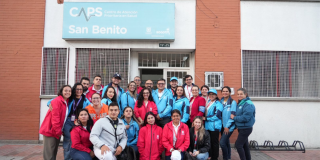 Foto de funcionarios del sector salud 