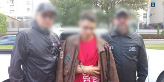 Captura del hombre judicializado.