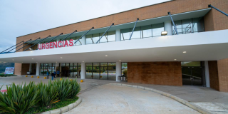 Foto de un hospital de Bogotá.
