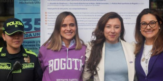 Secretaria de la Mujer, Laura Tami Leal, en tienda OXXO aliada.