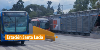 Foto de la estación Santa Lucía.